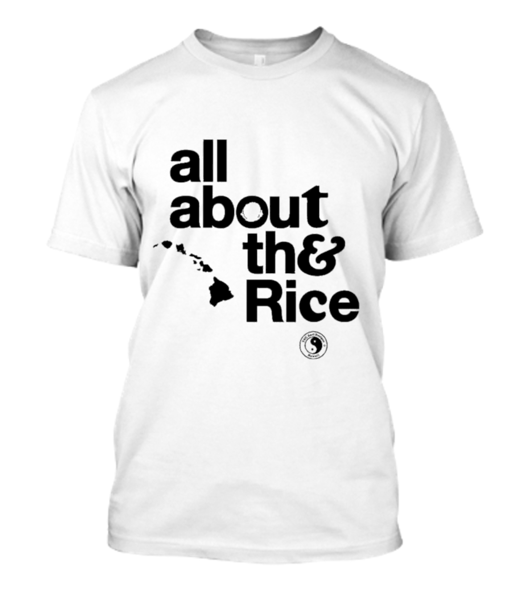 All About The Rice Map Yin Yang Islands T-Shirt