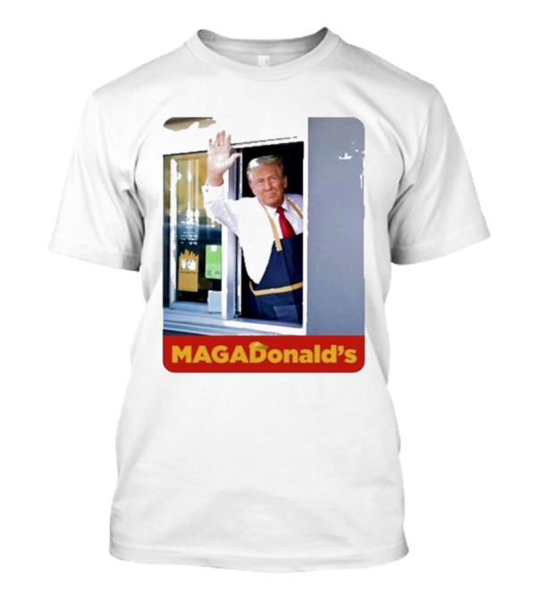 TRUMP MAGADONALD'S Drive-Thru Parody Image T-Shirt