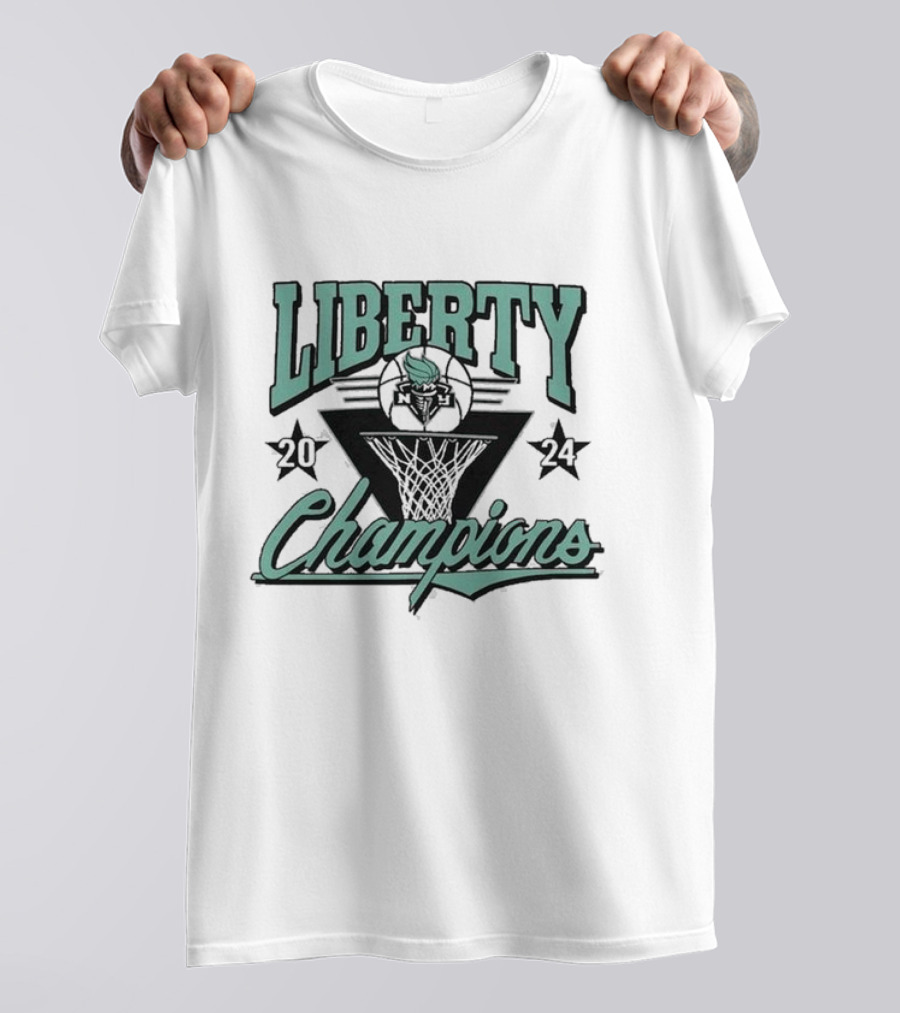 New York Liberty 2024 WNBA Finals Champions Homage Tri-blend T-Shirt