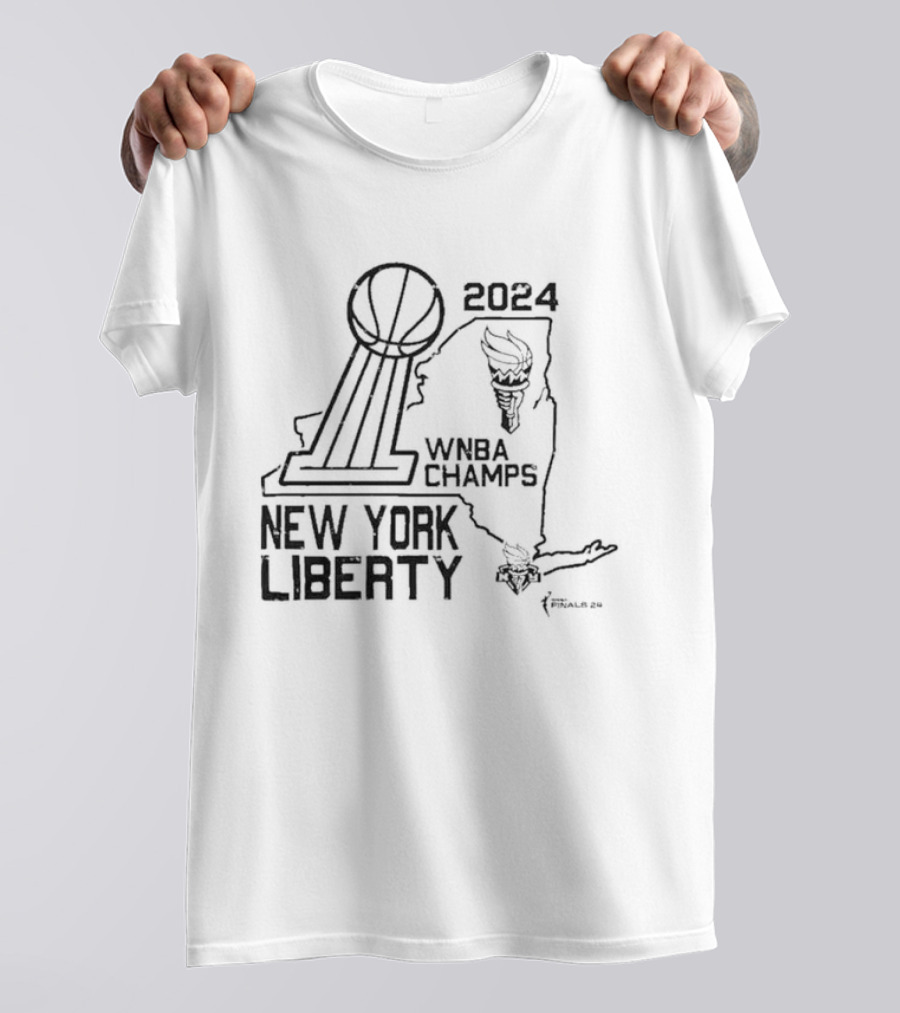 New York Liberty 2024 WNBA Champs Finals Champions Hometown Essentials T-Shirt