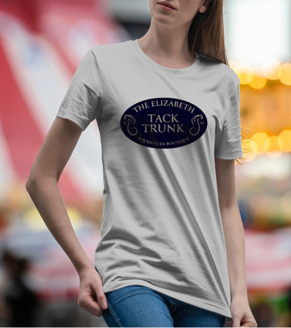 The Elizabeth Tack Trunk Equestrian Boutique Horse T-Shirt