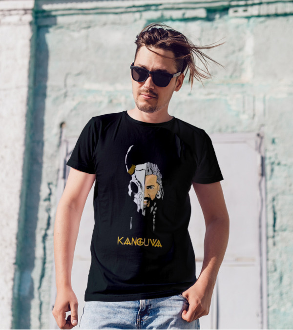 Kanguva Anbanafan Hunt Warrior Skull Fusion T-Shirt