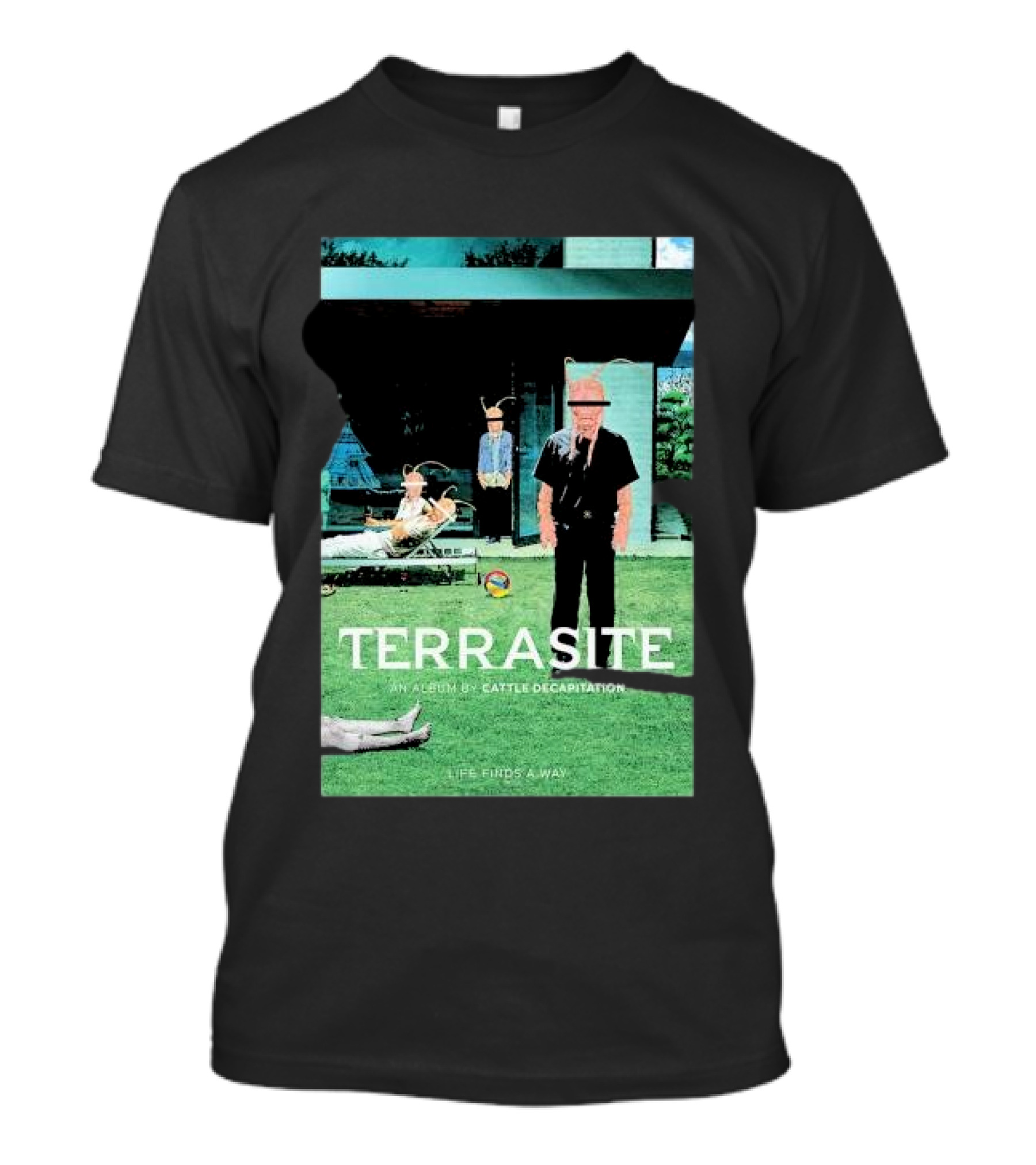 TERRASITE An Album By Cattle Decapitation Life Finds A Way T-Shirt