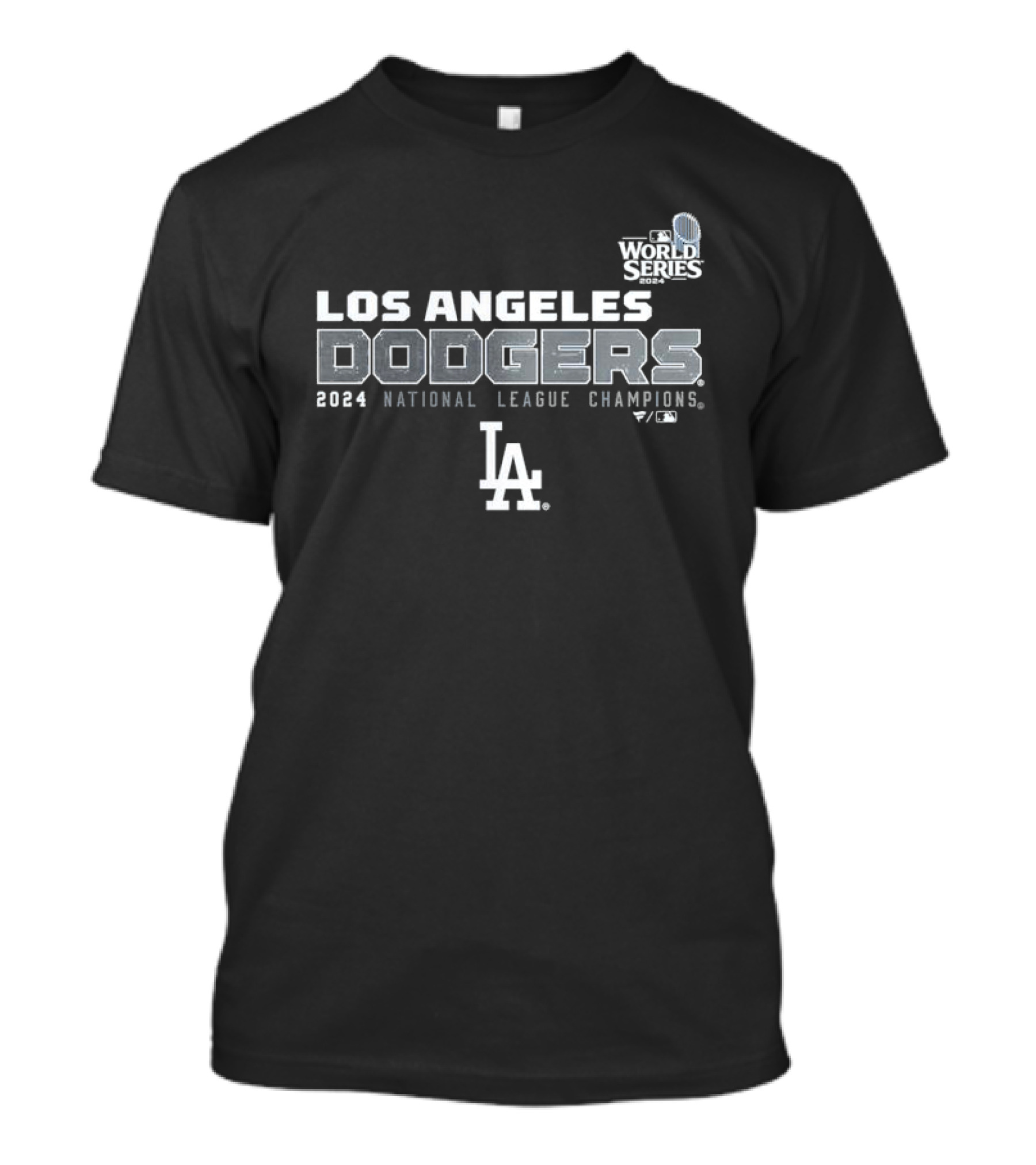 Los Angeles Dodgers 2024 National League Champions World Series Custom Name And Number T-Shirt