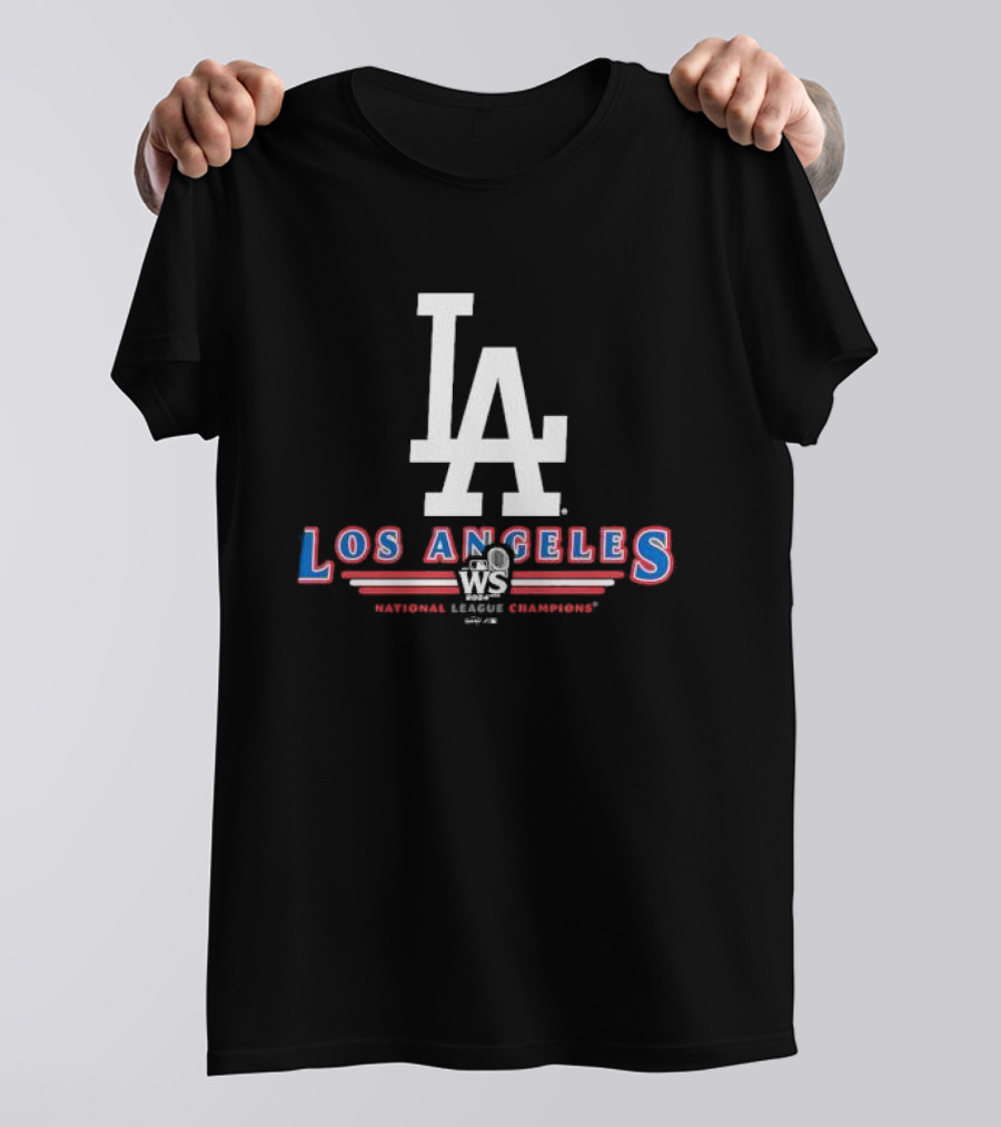 Los Angeles Dodgers Women’s 2024 World Series National League Champions Cropped Boxy T-Shirt