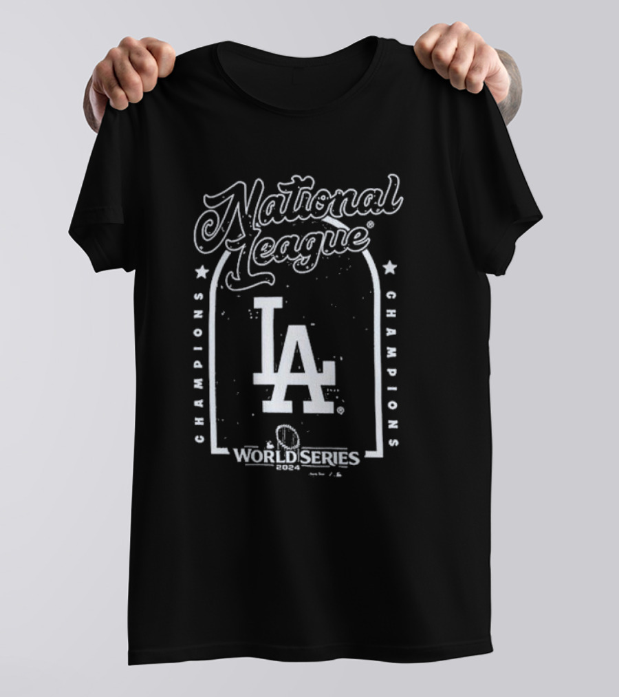 Los Angeles Dodgers Women’s 2024 National League Champions World Series Tri-blend T-Shirt