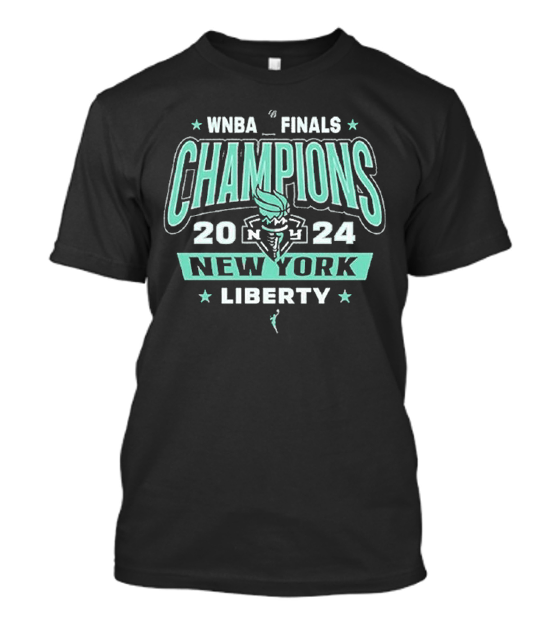 WNBA Finals 2024 Champions New York Liberty Sportiqe Comfy Tri-blend T-Shirt