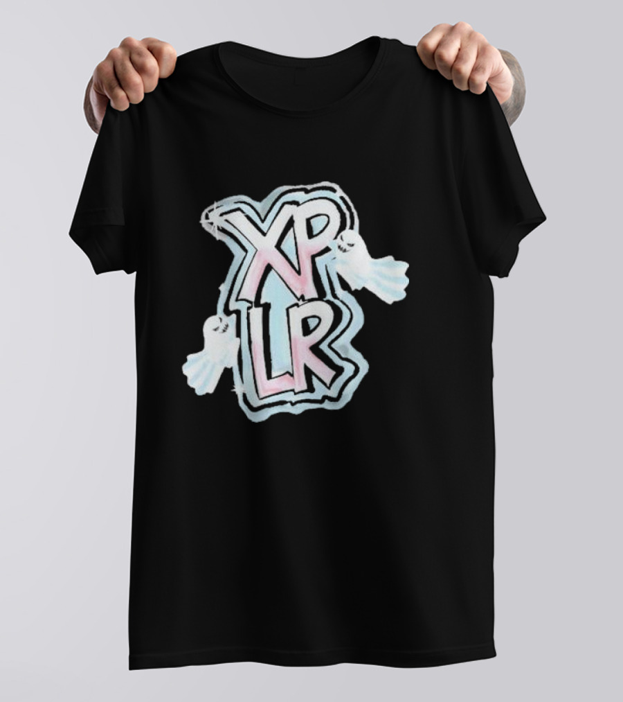 XPLR Pastel Ghost Graffiti T-Shirt