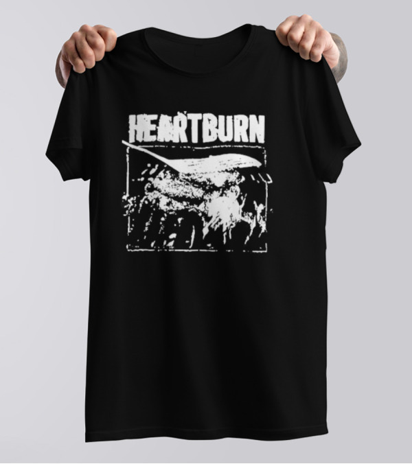 Heartburn Papa Meat Steak Spoon T-Shirt