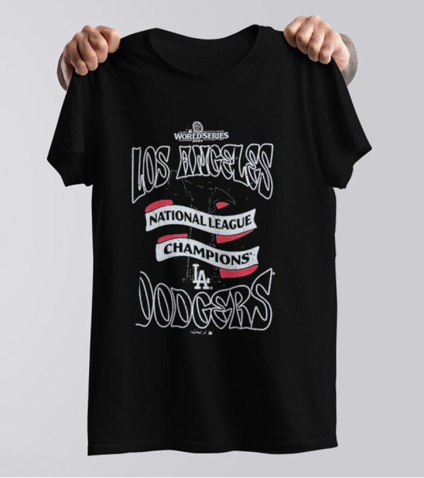 Shohei Ohtani Los Angeles Dodgers World Series 2024 National League Champions Majestic Threads Raglan Tri-blend T-Shirt