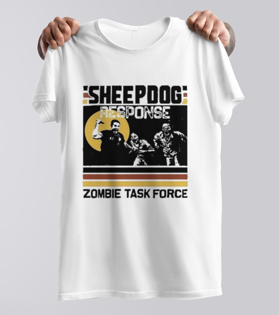 Tim Kennedy Sheepdog Response Zombie Task Force Team Badge T-Shirt