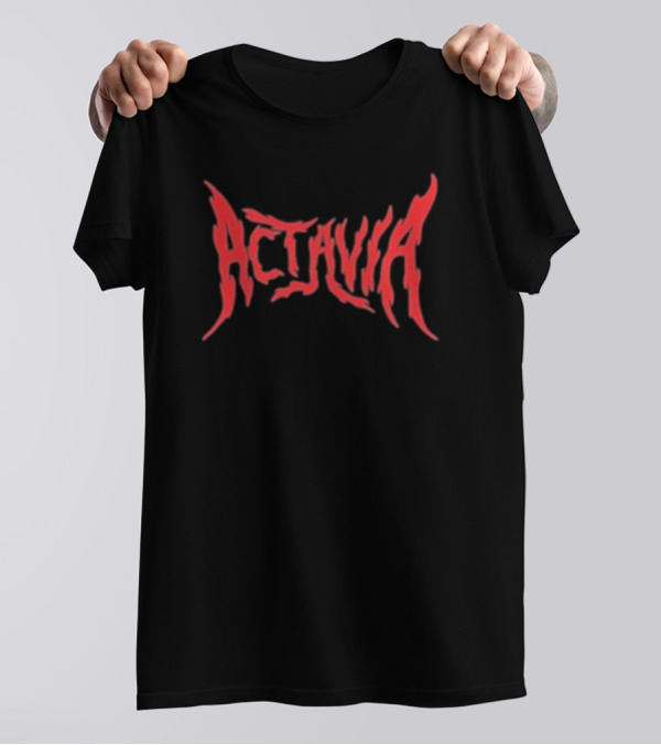 Actavia Red Gothic Style Metal T-Shirt