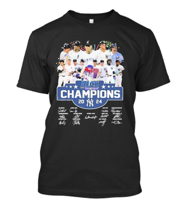 ALCS Champions 2024 New York Yankees Signature Players Edition T-Shirt