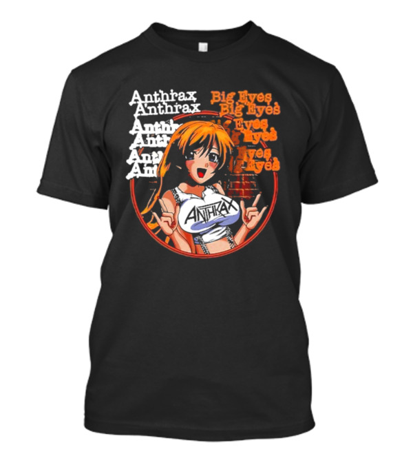 Anthrax Big Eyes 2024 Anime T-Shirt