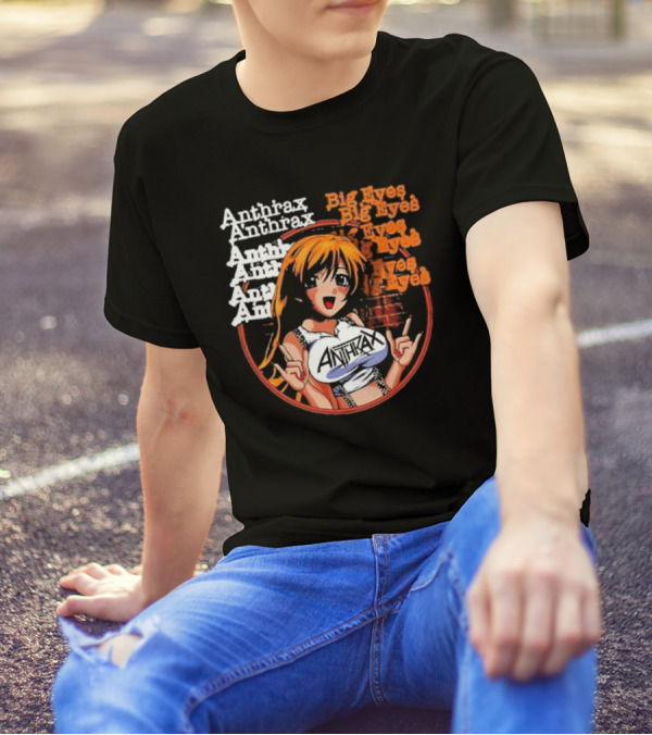 Anthrax Big Eyes 2024 Anime T-Shirt