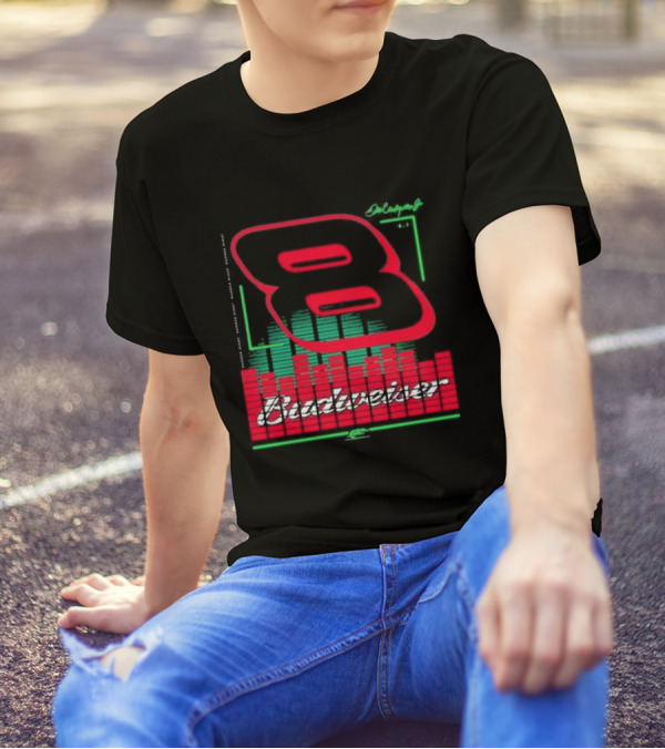 Dale Earnhardt Jr 8 Budweiser Racing Graphics T-Shirt