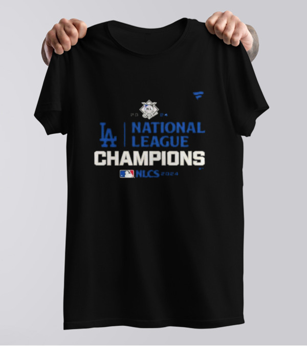 LA Dodgers 2024 National League Champions NLCS Locker Room Fanatics T-Shirt