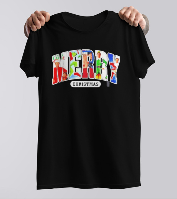 Merry Christmas Home Alone Grinch 90s Movies T-Shirt