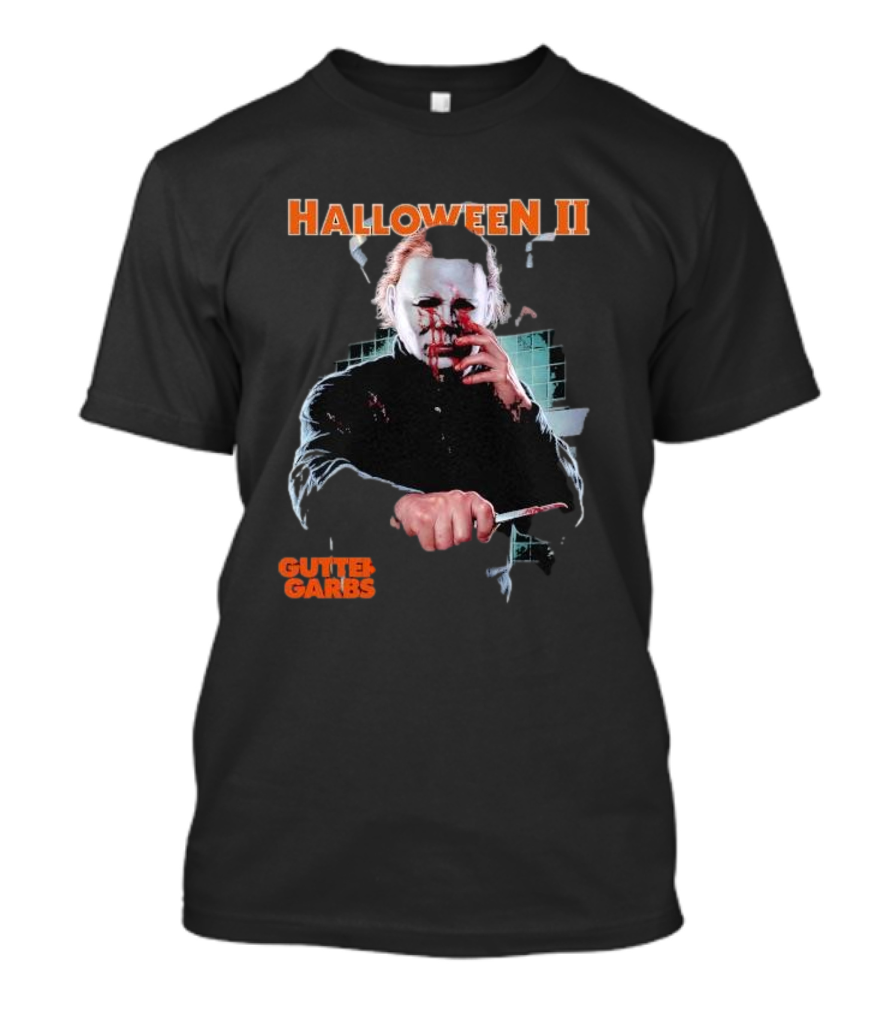 Gutter Garbs Halloween II Michael Myers Gets Bloody T-Shirt