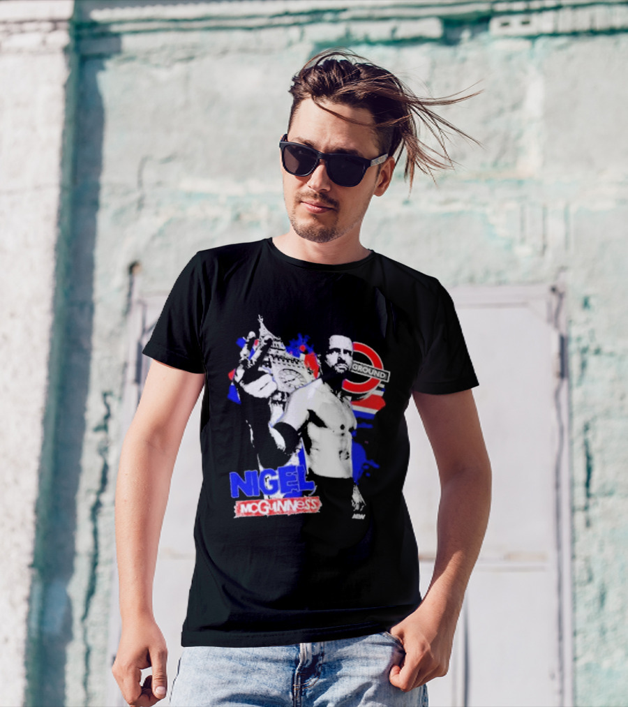 Nigel McGuinness AEW From The Underground London T-Shirt