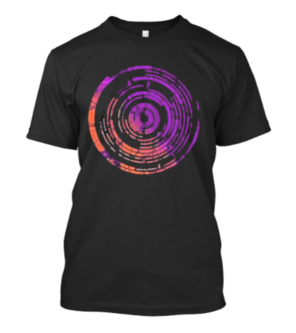 Pendulum Halloween 2024 Purple And Orange Geometric Circle T-Shirt