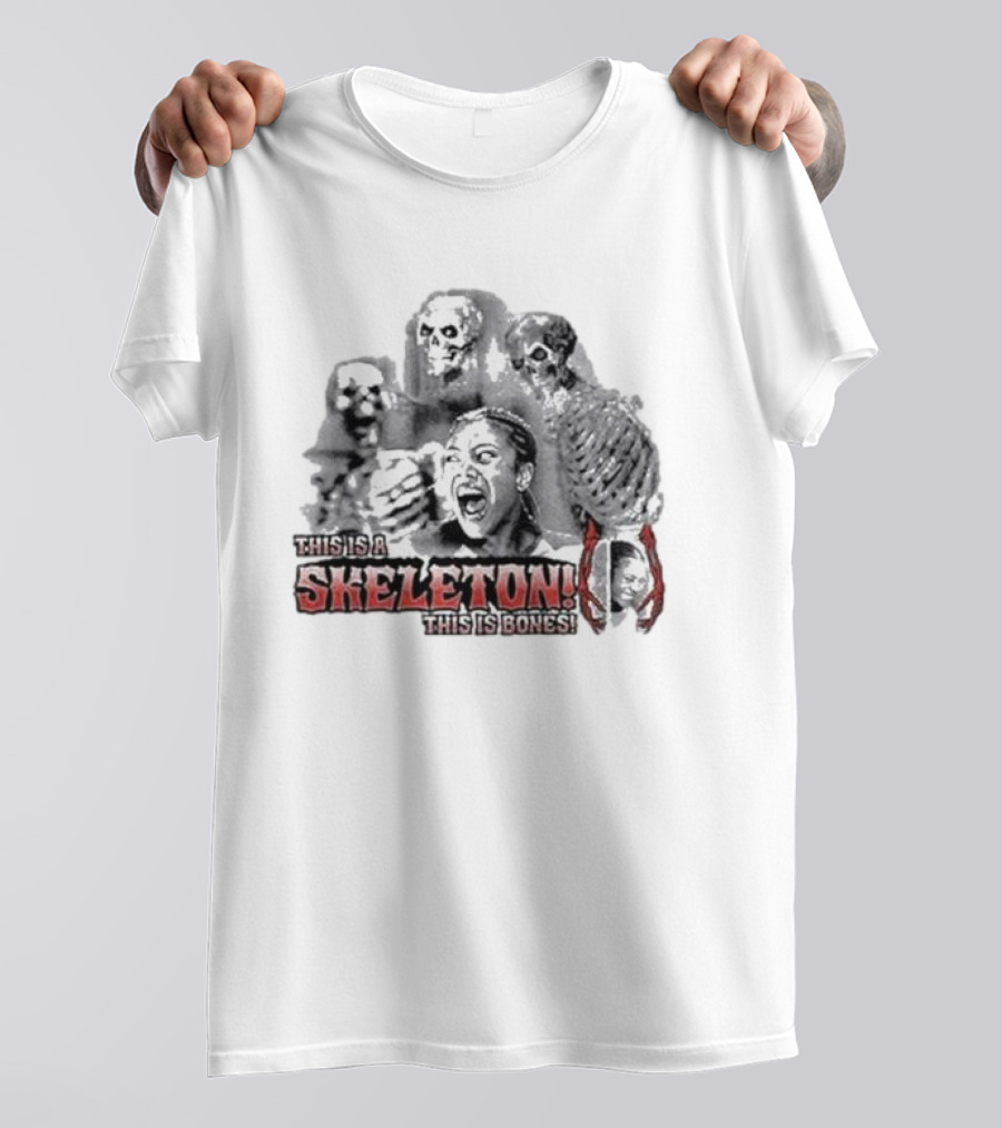 Super Yaki Halloween 2024 This Is A Skeleton This Is Bones T-Shirt