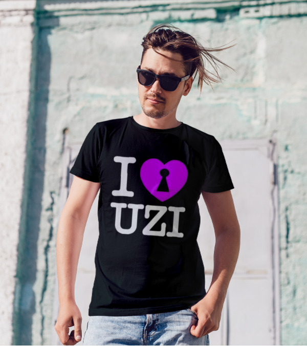 Eternal Atake 2 I Lock Heart Uzi I Love Uzi T-Shirt