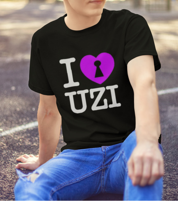 Eternal Atake 2 I Lock Heart Uzi I Love Uzi T-Shirt