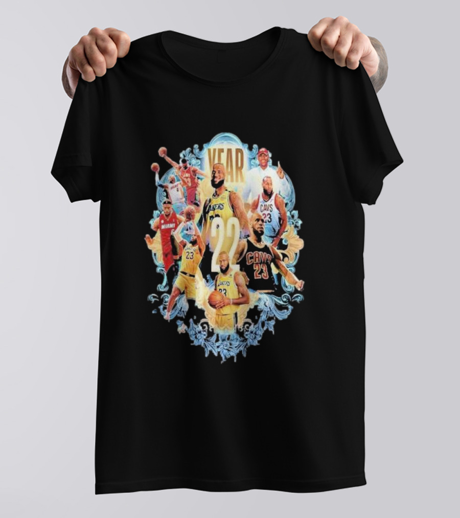 Year 22 Legend Lebron James NBA Season Players T-Shirt