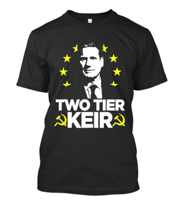 Two Tier Keir EU Stars And Hammer And Sickle T-Shirt