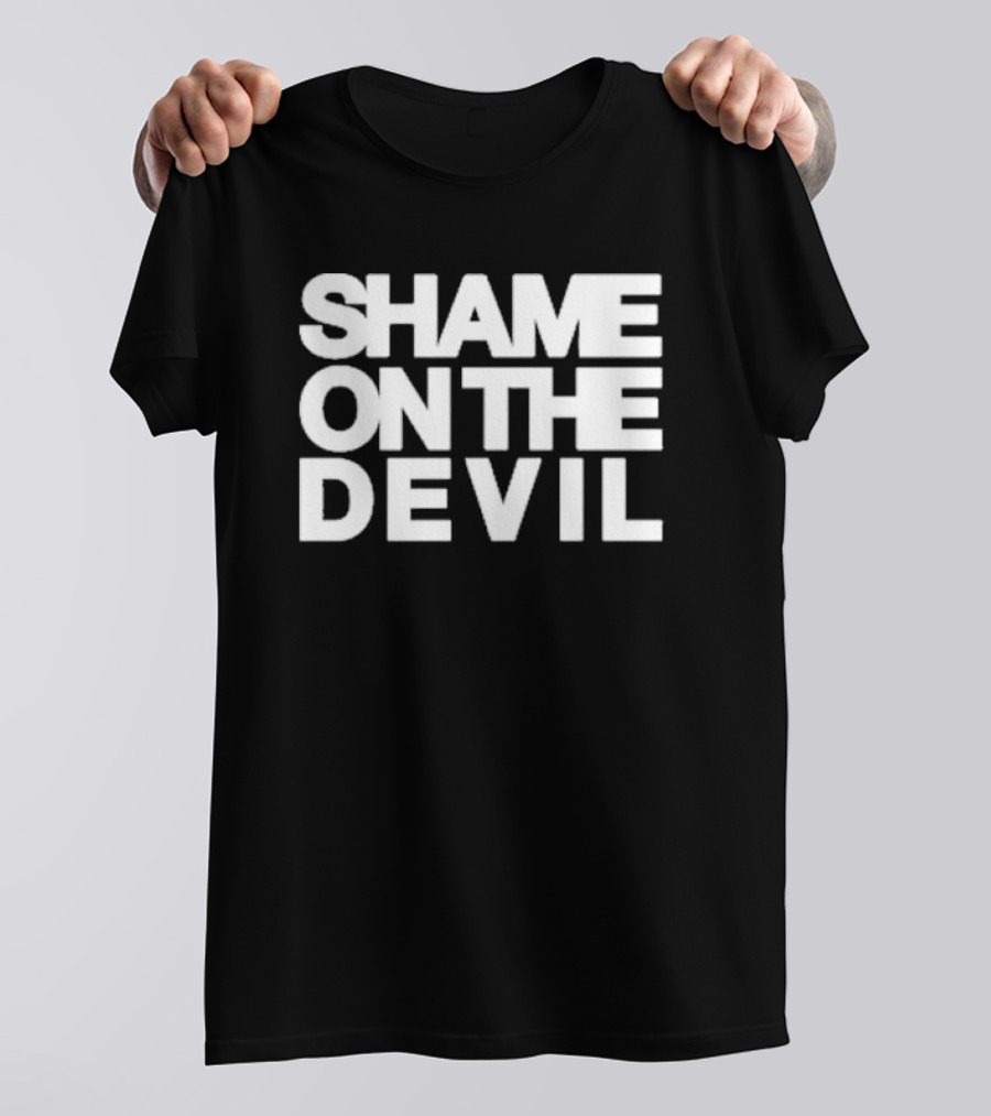 Vince Staples Shame On The Devil Text Block T-Shirt