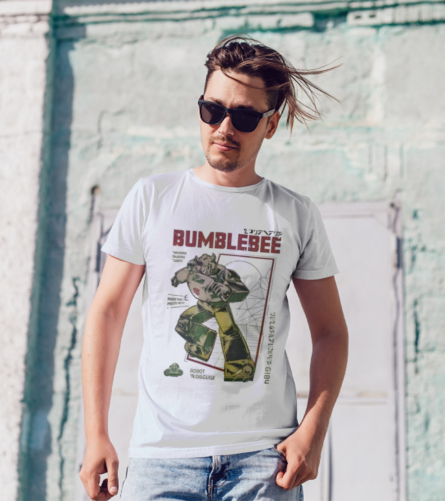 Bumblebee Walking Talking Robot More Than Meets The Eye Robot In Disguise T-Shirt