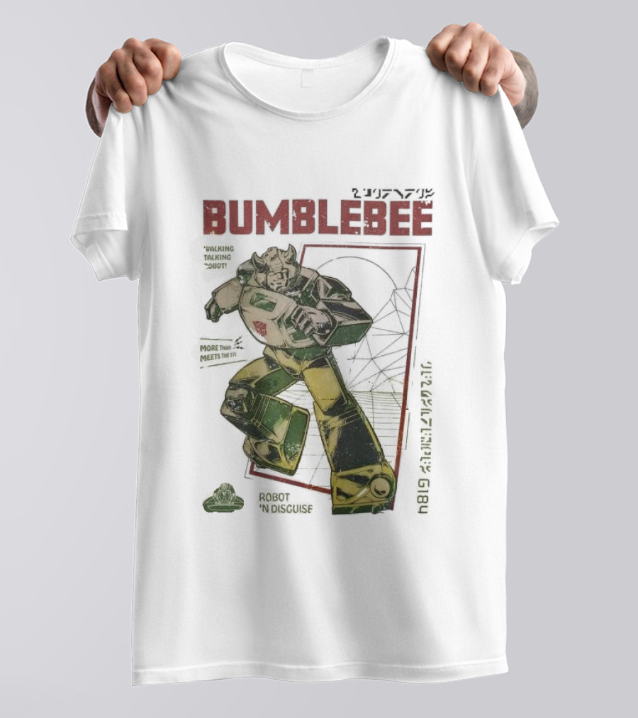 Bumblebee Walking Talking Robot More Than Meets The Eye Robot In Disguise T-Shirt
