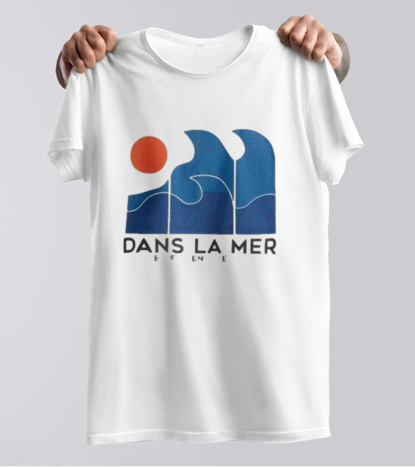 Dans La Mer Waves And Sun T-Shirt