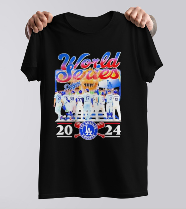 World Series 2024 Los Angeles Dodgers Champions Team T-Shirt