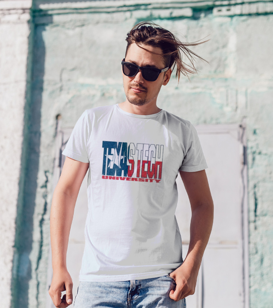 Texas Tech University Texas Flag Colors T-Shirt