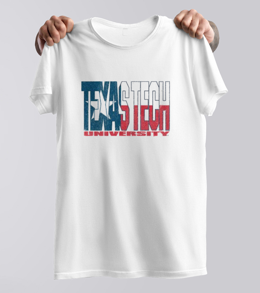 Texas Tech University Texas Flag Colors T-Shirt