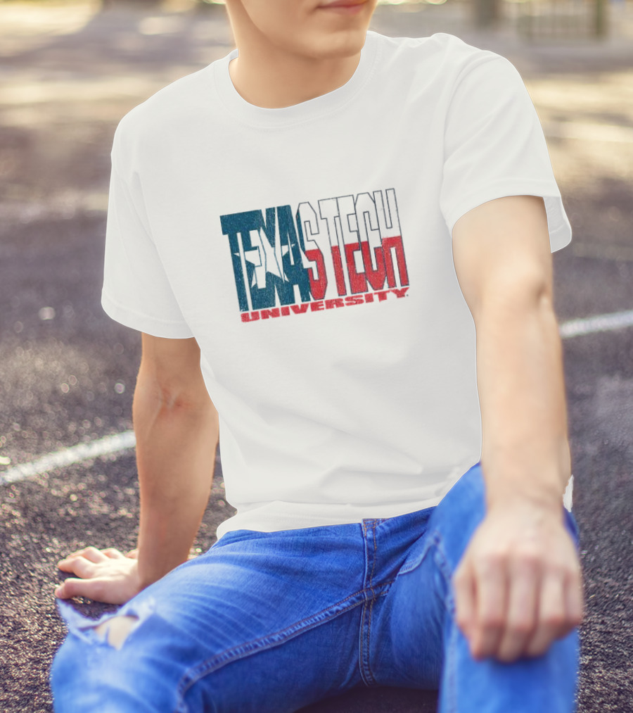 Texas Tech University Texas Flag Colors T-Shirt