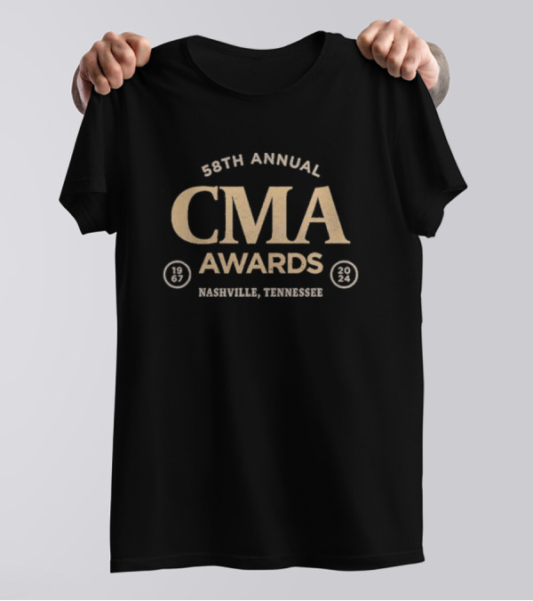 58th Annual CMA Awards 2024 Nashville Tennessee T-Shirt
