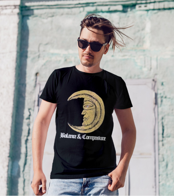 Balance And Composure Moon Face T-Shirt