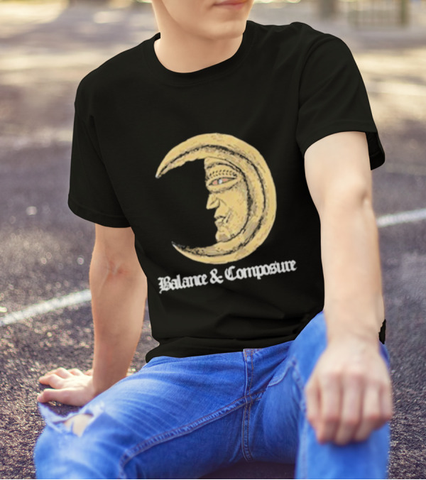 Balance And Composure Moon Face T-Shirt