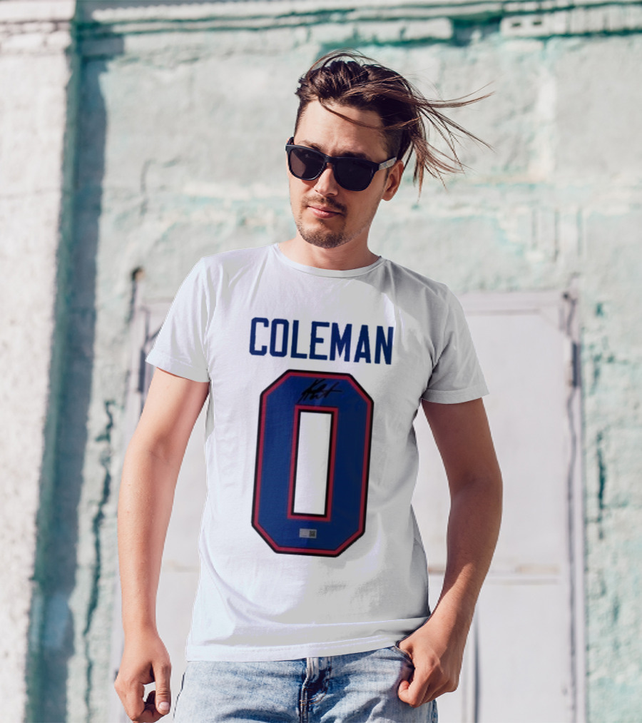Coleman 0 Autograph Keon Coleman T-Shirt