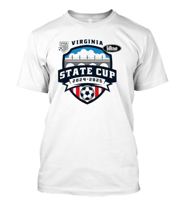 VYSA Virginia US Club Soccer State Cup 2024 2025 Badge T-Shirt