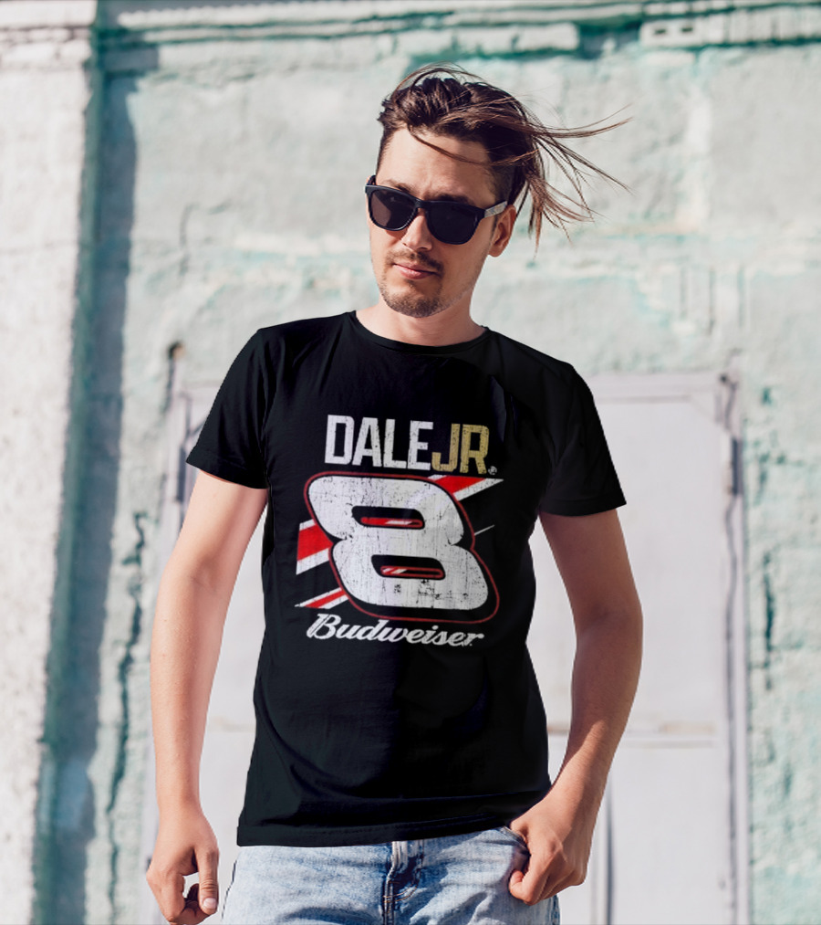 Dale Jr 8 Budweiser Racing T-Shirt