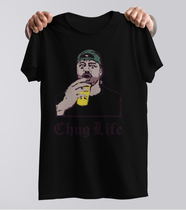 Campeche Collective David Bakhtiari Chug Life 69 Yellow Cup Green Cap T-Shirt
