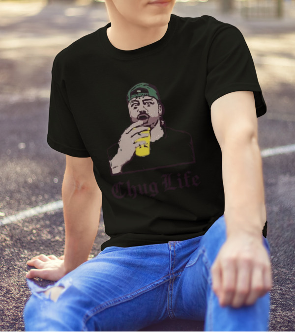 Campeche Collective David Bakhtiari Chug Life 69 Yellow Cup Green Cap T-Shirt