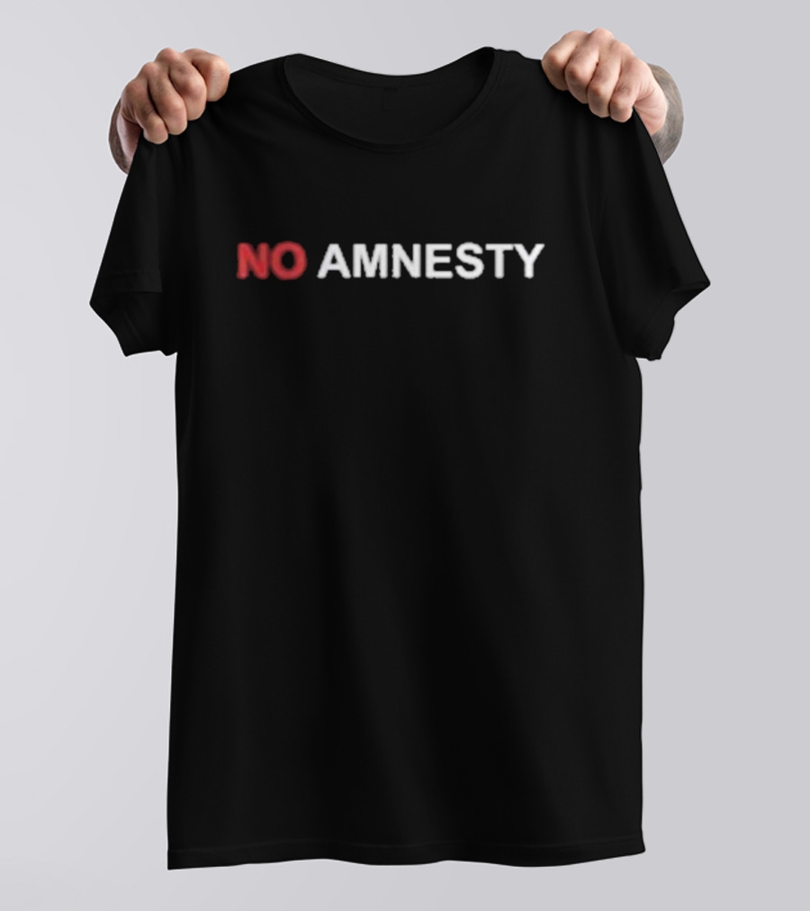 Mike Jagger No Amnesty Protest T-Shirt