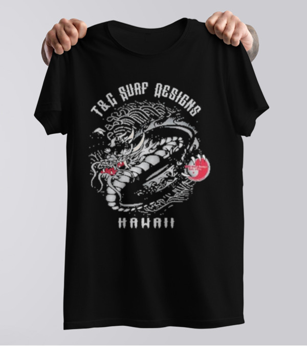 T&C Surf Designs Hawaii Fierce Dragon T-Shirt