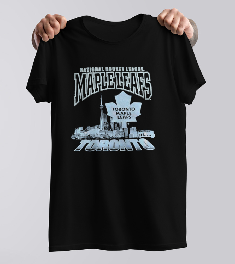 National Hockey League Toronto Maple Leafs Skyline Toronto T-Shirt