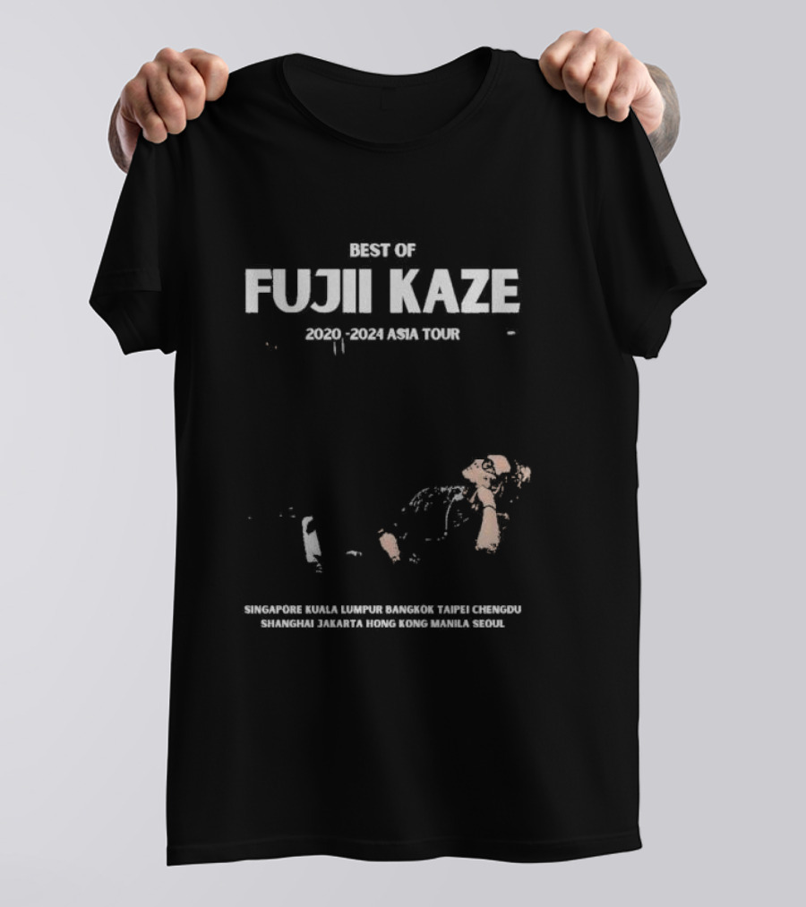 Best Of Fujii Kaze 2020-2024 Asia Tour Singapore Kuala Lumpur Bangkok Taipei Chengdu Shanghai Jakarta Hong Kong Manila Seoul T-Shirt